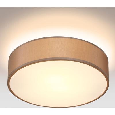 Monzana - Deckenlampe Stoff 38 cm Rund 2 flammig E27 Deckenleuchte Stoffdeckenleuchte