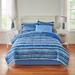 BH Studio Comforter by BH Studio in Blue Stripe (Size FULL)