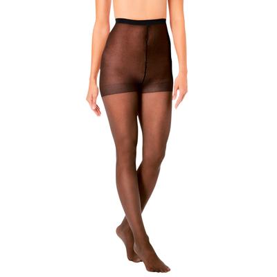 Women's Daysheer Pantyhose by Catherines in Black (Size B)