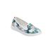 Extra Wide Width Women's The Dottie Slip On Sneaker by Comfortview in Green Leaf (Size 7 1/2 WW)