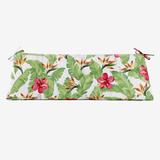 Outdoor Bench Cushion by BrylaneHome in Hibiscus Patio Furniture Padding