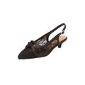 Women's The Poppy Slingback by Comfortview in Black Lace (Size 8 1/2 M)