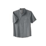 Men's Big & Tall Off-Shore Short-Sleeve Sport Shirt by Boulder Creek® in Steel (Size 4XL)