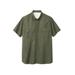 Men's Big & Tall Off-Shore Short-Sleeve Sport Shirt by Boulder Creek® in Olive (Size 2XL)