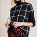 Anthropologie Sweaters | Anthropologie Turtleneck Sweater | Color: Black/White | Size: L