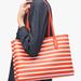 Kate Spade Bags | Kate Spade All Day Sailing Stripe Large Tote | Color: Orange/White | Size: Large