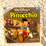 Disney Other | Disney Pinocchio Vinyl Record And Book. Disneyland Vintage. | Color: Orange | Size: Os