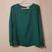 J. Crew Tops | J Crew Long Sleeve Green Top Size Xs | Color: Green | Size: Xs