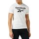 Reebok Herren Ri Big Logo Tee T-Shirts, weiß, L