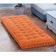 10cm Thick Bench Cushion Pad 2/3 Seater,100cm/120cm Soft Bench Cushions Cotton Chair Pad for Garden Patio Dining Sofa Swing (100x40cm,Orange)