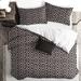 The Tailor's Bed Bendigo Chocolate Full/Double Coverlet & 2 Pillow Shams Set Polyester/Polyfill/Cotton in Brown | California King | Wayfair