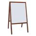 Flipside Products Wall Mounted Whiteboard, 42" x 24" Melamine in Brown/White | 42 H x 24 W x 42 D in | Wayfair 31210