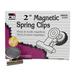 Charles Leonard Co. Magnetic Spring Clip Set | 3.9 H x 5.8 W x 4.4 D in | Wayfair CHL68520-3