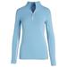 The Tailored Sportsman Ice Fil Long Sleeve - L - Surfer Blue/White/Silver - Smartpak