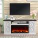 68 in. TV Stand for TVs up to 75 in. with Fireplace