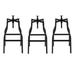 Meck Adjustable Base Stool (Base Only) (Set of 3) - 26-32"H x 14"Wx 14"D