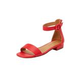 Extra Wide Width Women's The Alora Sandal by Comfortview in Hot Red (Size 10 WW)