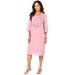 Plus Size Women's Angel Dress by Roaman's in Primrose (Size 16 W)