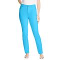 Plus Size Women's Straight-Leg Stretch Jean by Woman Within in Paradise Blue (Size 40 WP)