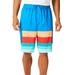 Men's Big & Tall KS Island™ 8" Flex Cargo Swim Trunks by KS Island in Bright Blue Colorblock (Size 9XL)