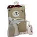 Jessica Simpson Bath | Jessica Simpson Baby 4pc Bath Set Hooded | Color: Tan/Gray | Size: Os