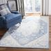 Blue/White 27 x 0.31 in Indoor Area Rug - Charlton Home® Cyrilmagnin Oriental Handwoven Wool Blue/Ivory Area Rug Wool | 27 W x 0.31 D in | Wayfair