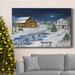 The Holiday Aisle® Winter Wonderland Premium Gallery Wrapped Canvas - Ready To Hang Canvas, Solid Wood in Brown | 12 H x 8 W x 1 D in | Wayfair