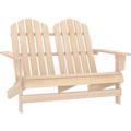 Vidaxl - Chaise de jardin Adirondack 2 places Bois de sapin massif