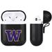 Black Washington Huskies AirPod 3 Leatherette Case