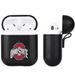 Black Ohio State Buckeyes AirPod 3 Leatherette Case