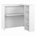 Bush Business Furniture Studio C 48W Reception Desk with Shelves in White - Bush Business Furniture SCD248WHK-Z1