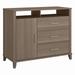 Bush Furniture Somerset 3 Drawer Dresser and Bedroom TV Stand in Ash Gray - Bush Business Furniture STV148AGK