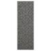 White 264 x 36 x 0.5 in Area Rug - 17 Stories Elemental Accent Rug - Gray Distressed Geometrical Print Nylon | 264 H x 36 W x 0.5 D in | Wayfair