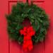 The Holiday Aisle® 24" Silk Wreath Silk in Red/Green | 24 H x 24 W x 6 D in | Wayfair 89BF9B0EAF864891B1BF70148D548C42