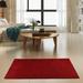 White 72 x 36 x 0.5 in Area Rug - Eider & Ivory™ Menasha Red Area Rug Polyester | 72 H x 36 W x 0.5 D in | Wayfair 4775BABBE8B24A21B9F546EB62075876
