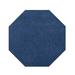 Blue 96 x 96 x 0.5 in Area Rug - Eider & Ivory™ Octagon Melillo Dark Area Rug Polyester | 96 H x 96 W x 0.5 D in | Wayfair