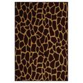 White Rectangle 3' x 5' Area Rug - Everly Quinn Animal Print Area Rug - Giraffe Tall Order Nylon | Wayfair 732921C90B04486B823C64003F878D91