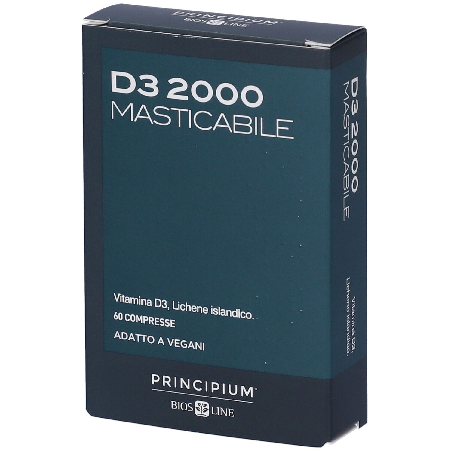 BIOS LINE Principium® D3 2000 Masticabile 4,8 g Compresse