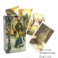 Cartes Tarot en bois de concert pour débutants jeu de société avec guide guide Oracle destin jeu