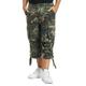 Brandit 3/4 Shorts URBAN Legend Kurze Hose Cargo Vintage Short BW Army Bermuda, Größe:3XL, Farbe:Woodland