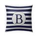 MONO NAVY STRIPED B Indoor|Outdoor Pillow By Kavka Designs