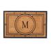 Conrad Monogrammed Coco Door Mat - 30" x 48", P - Frontgate