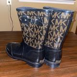 Michael Kors Shoes | Michael Kors Mid Calf Rubber Rainboots Woman’s Size 10 | Color: Brown | Size: 10