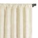 Eastern Accents Nellis Plush Velvet Solid Room Darkening Rod Pocket Single Curtain Panel Velvet in White | 96 H in | Wayfair CUB-181-RPD