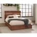 Loon Peak® Ignasas Platform Bed Wood in Brown/Gray | 53 H x 73.5 W x 91.25 D in | Wayfair DC3C568ADB924C728AAFBACAB6F5DC11