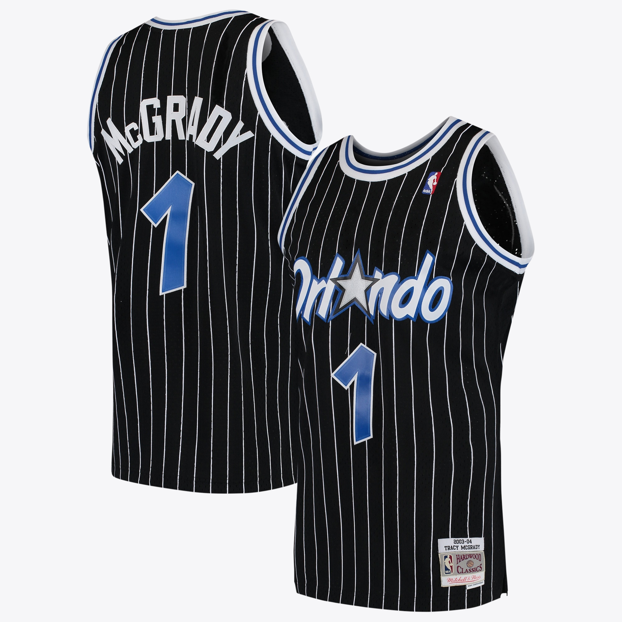 Orlando Magic Tracy McGrady Hardwood Classics Road Swingman-Trikot – Herren Image