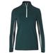 The Tailored Sportsman Ice Fil Long Sleeve - L - Pine Green w/ White - Smartpak