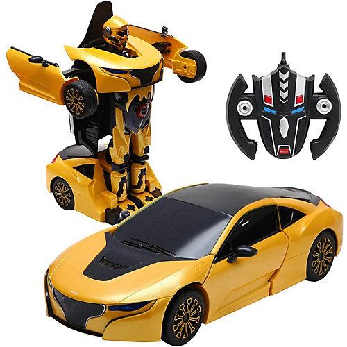 Roboter RC Transformer Auto gelb