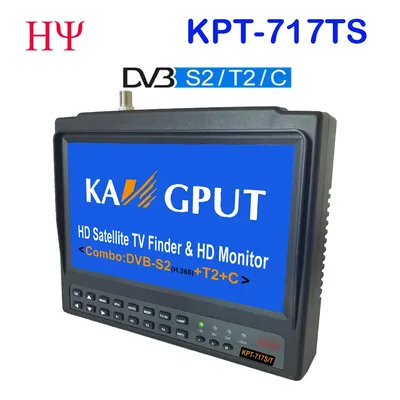 KPT-717ST DVB-S2 DVB-T/T2 DVB-C ChlorDigital Satellite Meter Finder H.dissips vs kpt-716ts