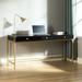 Saliva Multifunctional 64'' Wide Stroge 3-Drawers Writing Desk with Metal Legs by HULALA HOME
